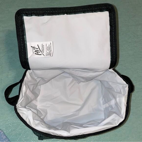 Disney Pete’s Dragon 2016 8 x 6 x 6 soft nylon Lunchbox green w/gold letters NEW - Picture 6 of 10